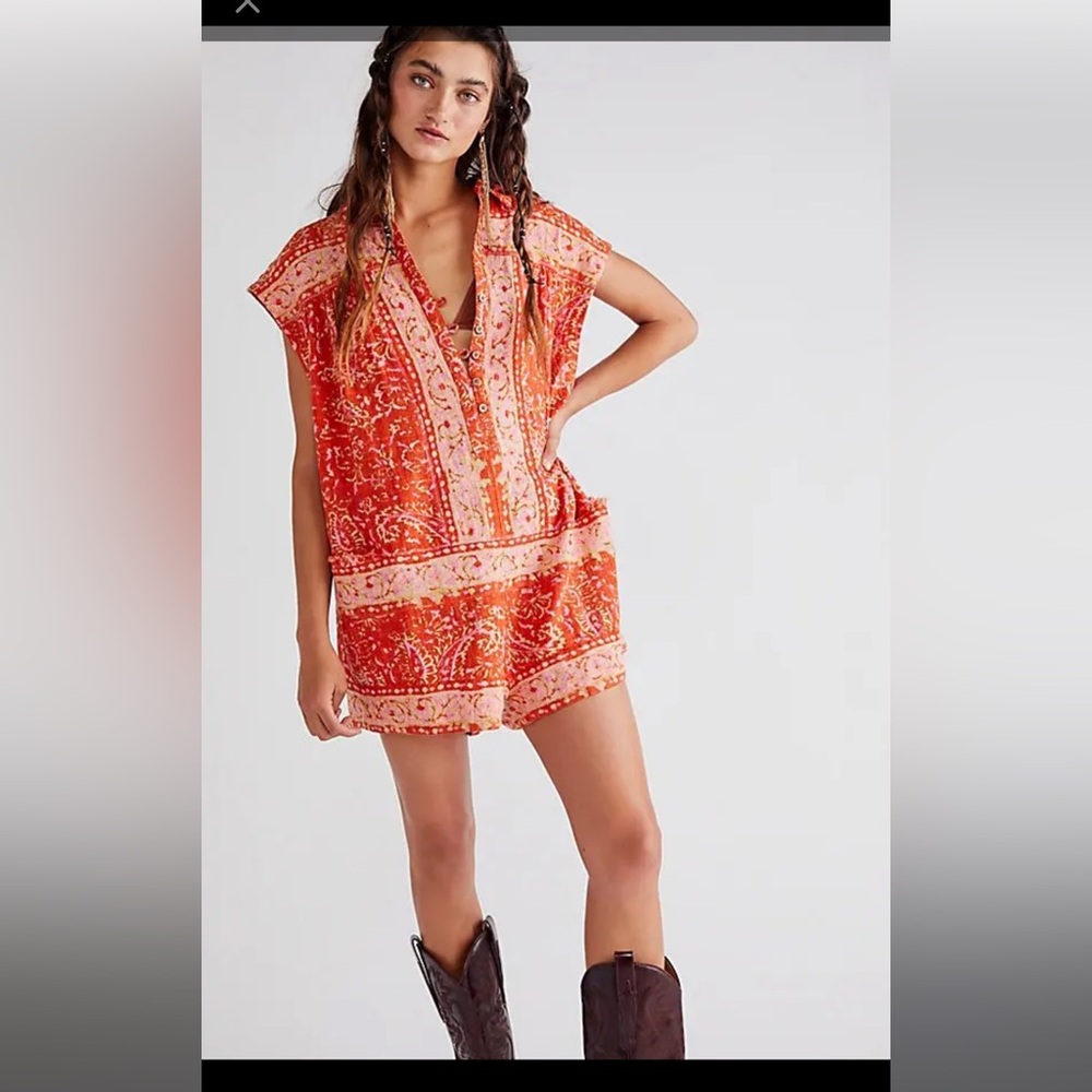 Free People Telly Romper